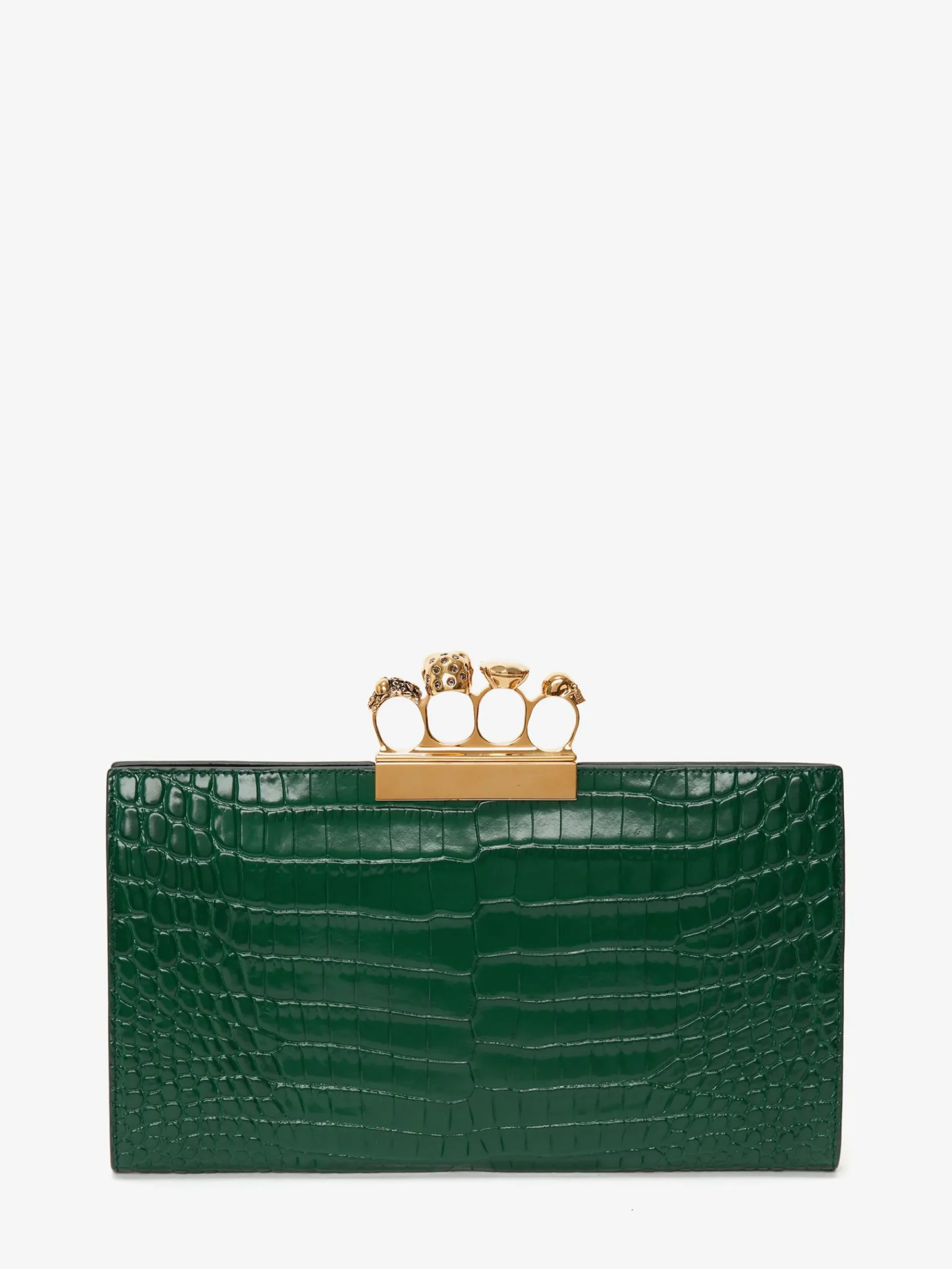 Women's Jewelled Flat Pouch in >Alexander McQueen Fashion