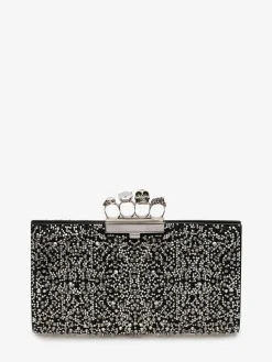 Women's Jewelled Flat Pouch in >Alexander McQueen Cheap