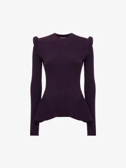 Women's Kickback Ribbed Jumper in >Alexander McQueen Sale