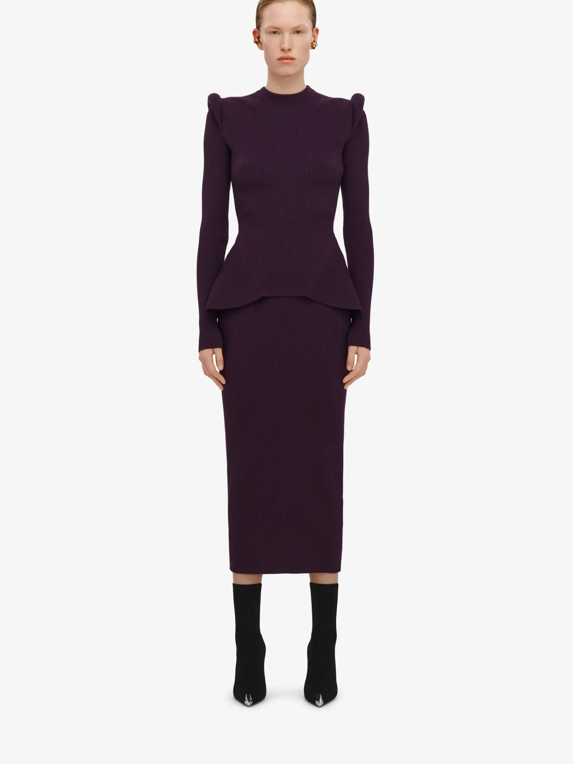 Women's Kickback Ribbed Jumper in >Alexander McQueen Sale