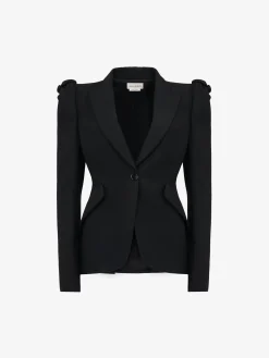 Women's Knot Single-breasted Jacket in >Alexander McQueen Store