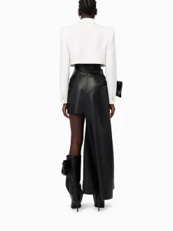 Women's Knotted Drape Mini Skirt in ><noscript><img width=
