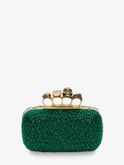 Women's Knuckle Clutch in >Alexander McQueen Best Sale