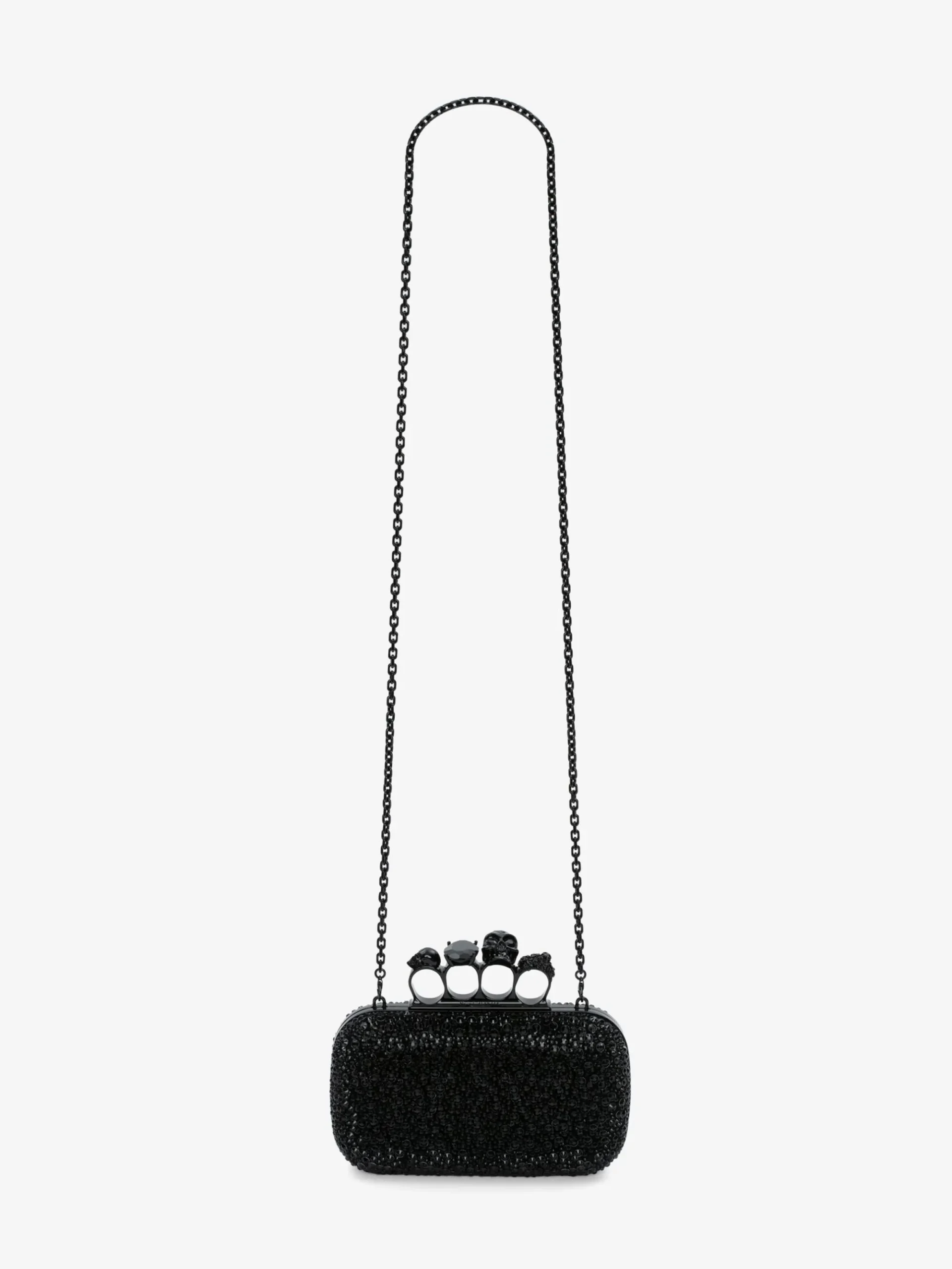 Women's Knuckle Clutch With Chain in >Alexander McQueen Sale