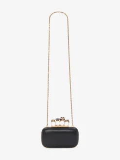 Women's Knuckle Clutch With Chain in ><noscript><img width=