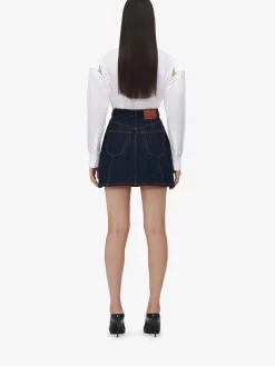 Women's Lace Detail Mini Skirt in ><noscript><img width=