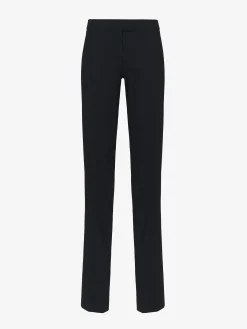 Women's Low-waisted Straight Leg Trousers in >Alexander McQueen Fashion