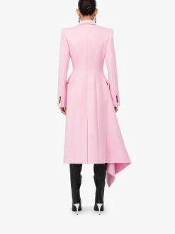 Women's Midi Draped Coat in ><noscript><img width=