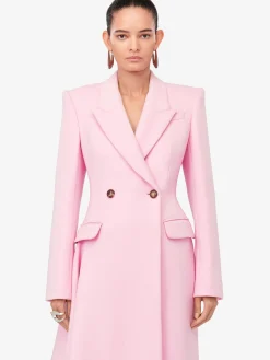 Women's Midi Draped Coat in ><noscript><img width=