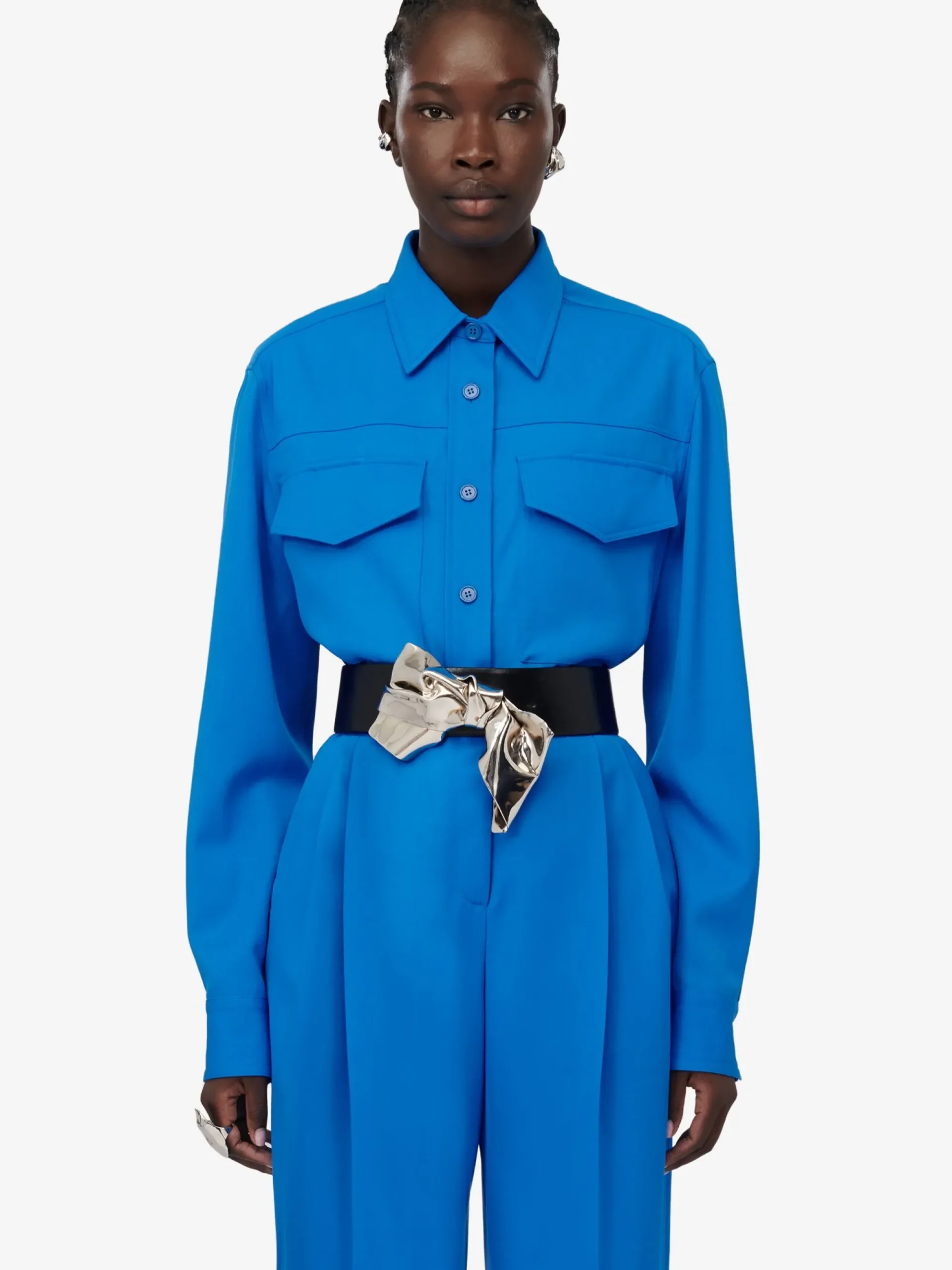 Women's Military Pocket Shirt in >Alexander McQueen Outlet