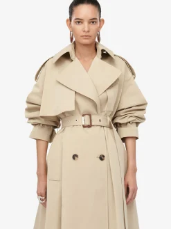 Women's Military Trench Coat in ><noscript><img width=