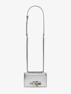 Women's Mini Jewelled Satchel in ><noscript><img width=