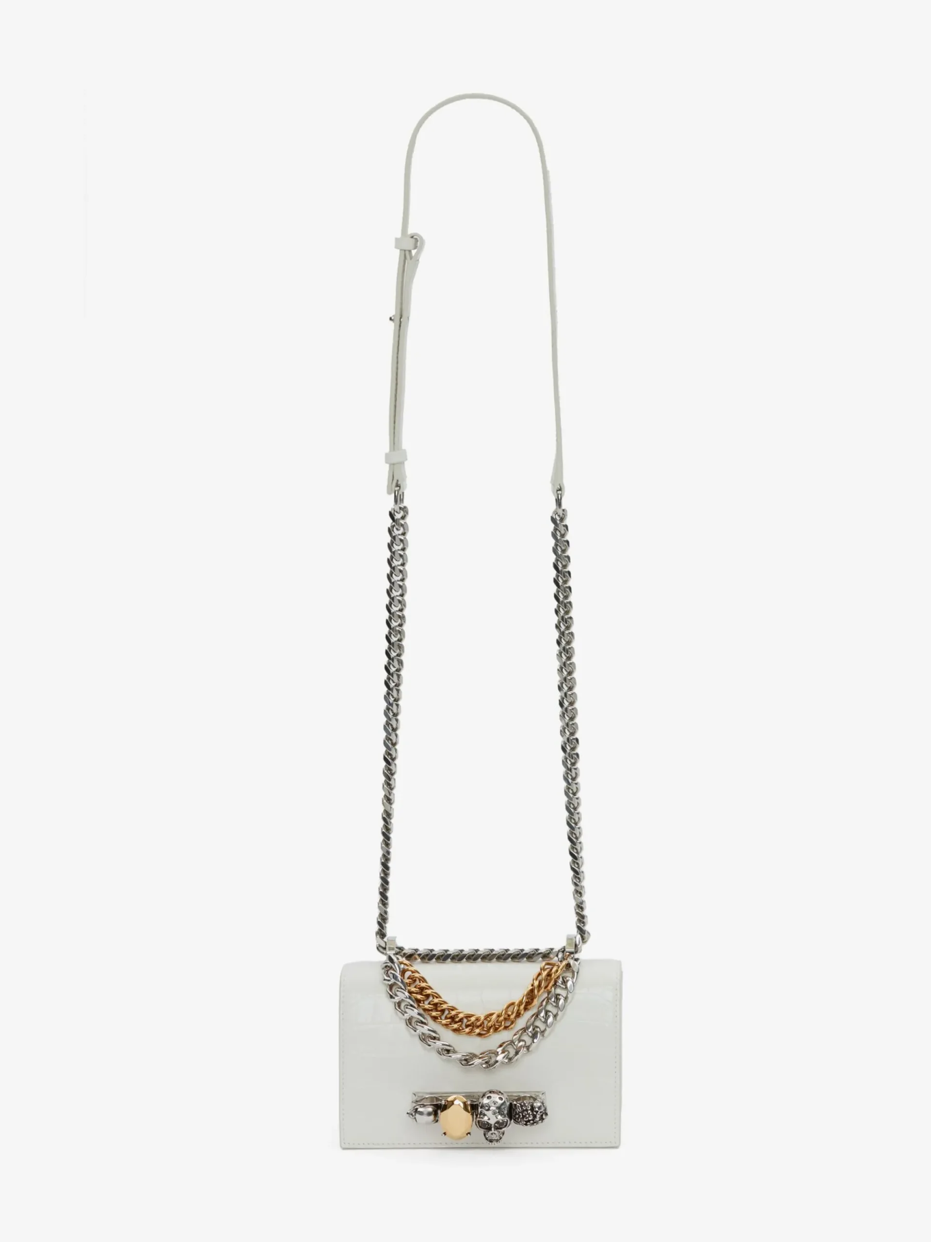 Women's Mini Jewelled Satchel With Chain in >Alexander McQueen Outlet