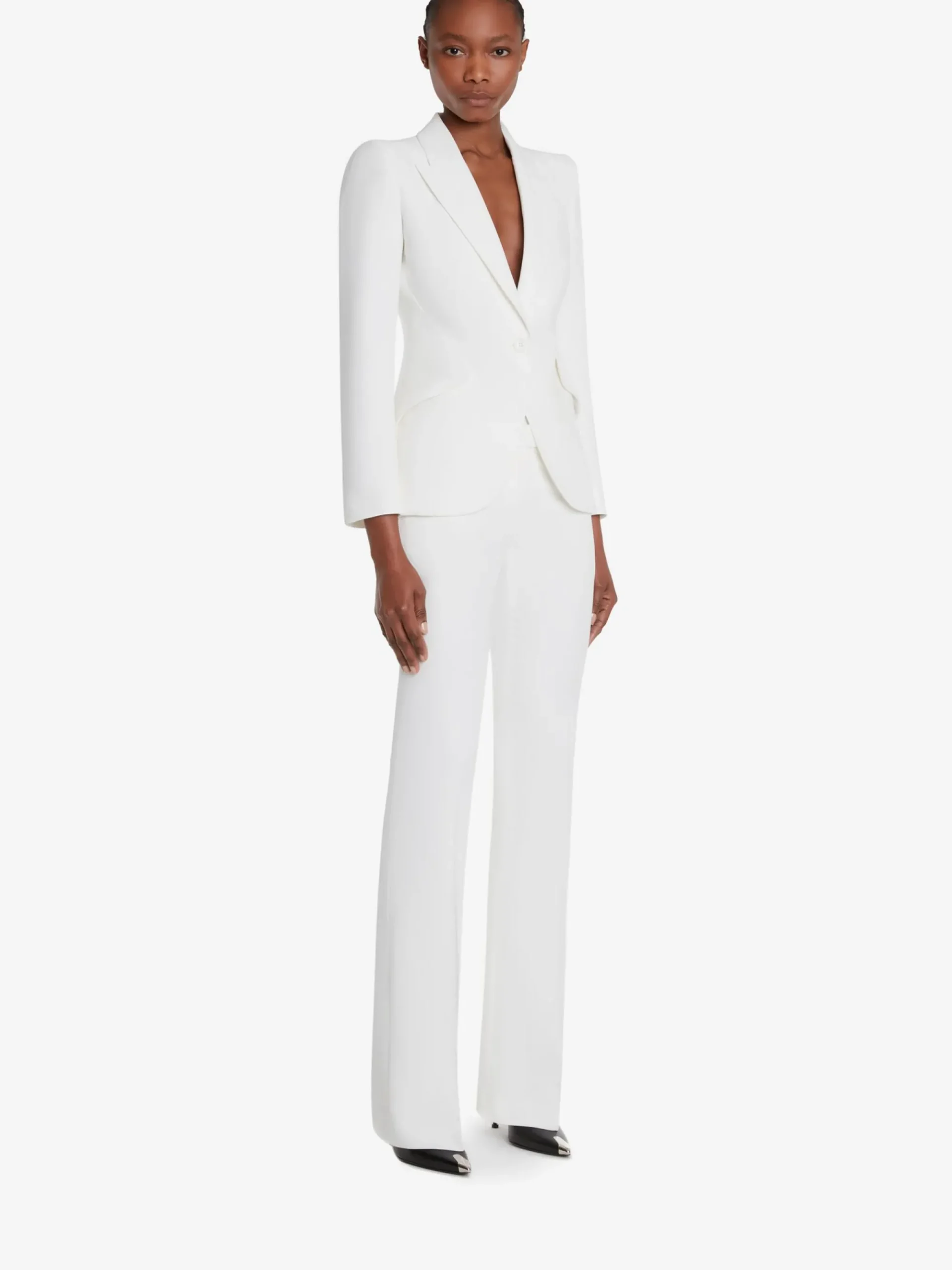Women's Narrow Bootcut Trousers in >Alexander McQueen Shop