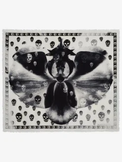 Women's Orchid Classic Skull Foulard in >Alexander McQueen Cheap