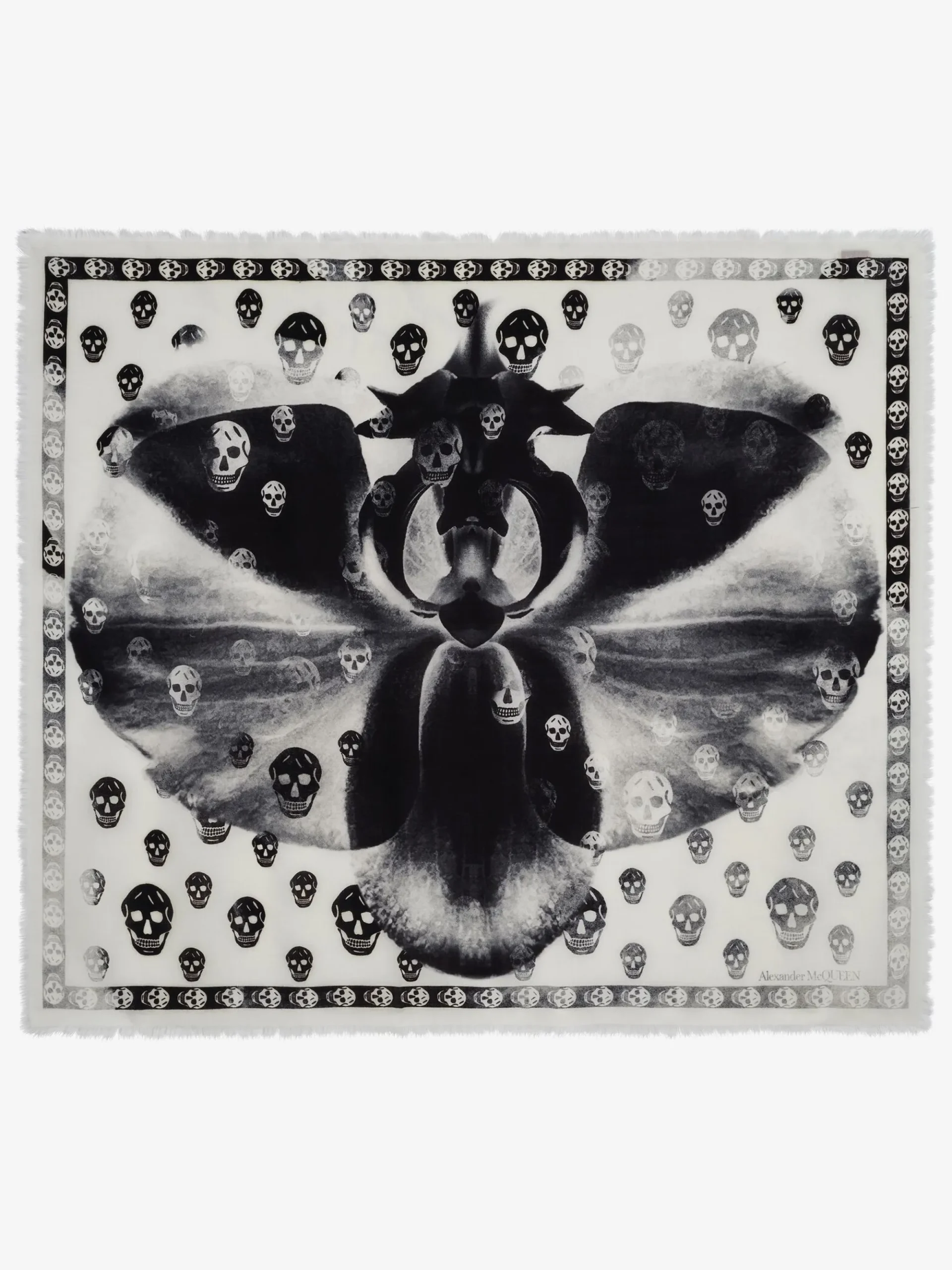 Women's Orchid Classic Skull Foulard in >Alexander McQueen Cheap