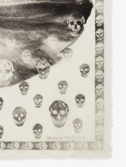 Women's Orchid Classic Skull Foulard in ><noscript><img width=