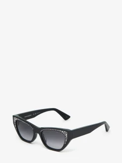Women's Pavé Jewelled Sunglasses in ><noscript><img width=