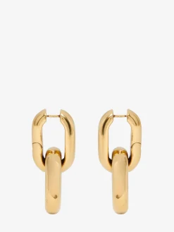 Women's Peak Chain Earrings in ><noscript><img width=