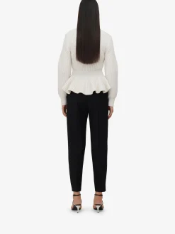 Women's Peplum Cardigan in ><noscript><img width=