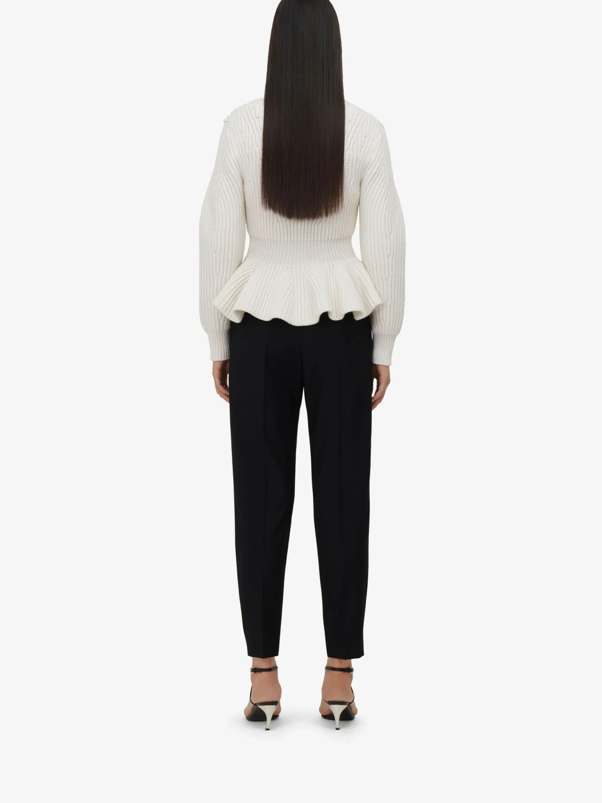 Women's Peplum Cardigan in >Alexander McQueen Best