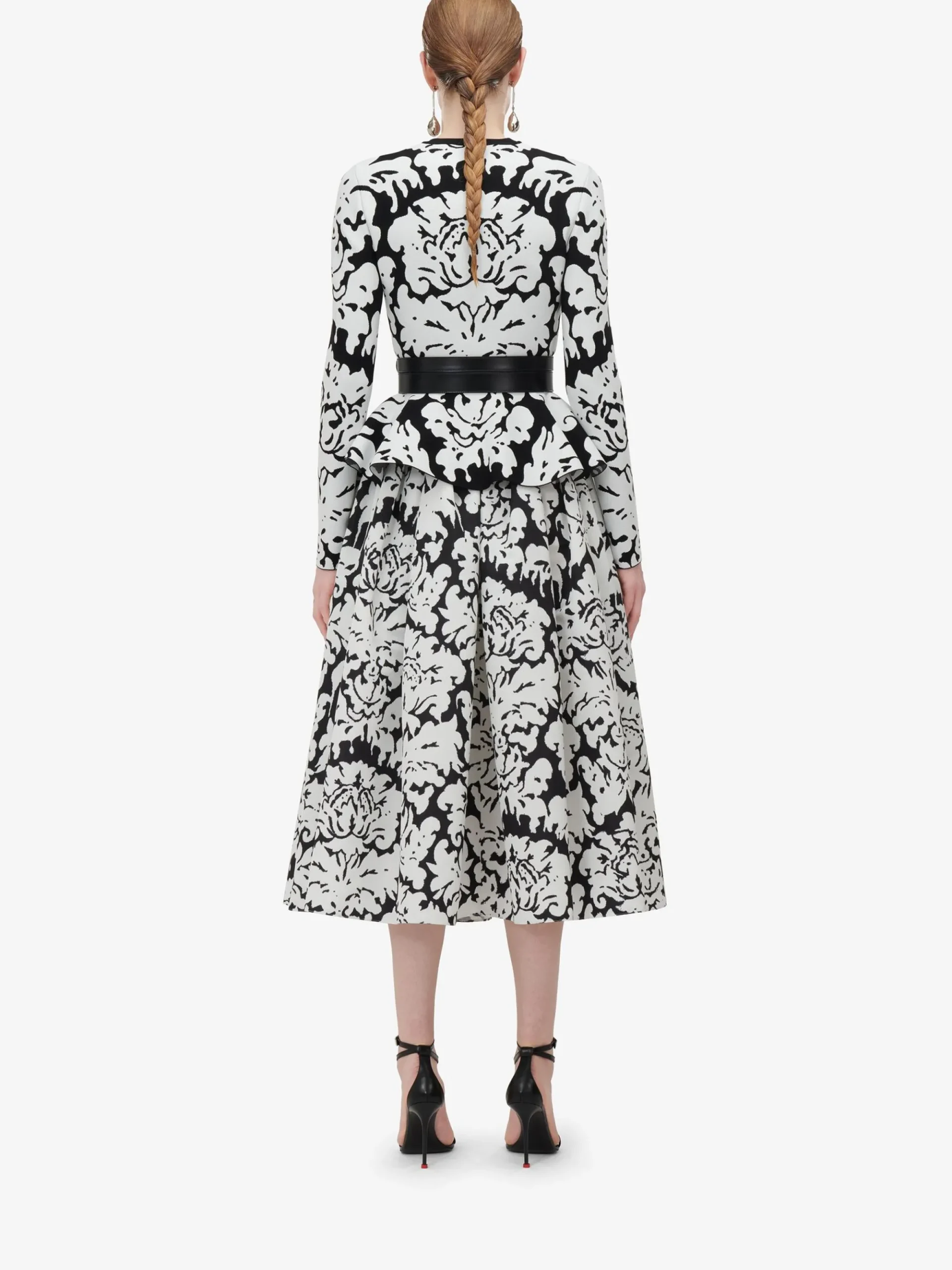 Women's Pleated Midi Skirt in >Alexander McQueen Cheap