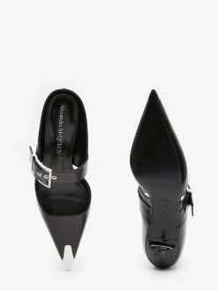 Women's Punk Buckle Mule in ><noscript><img width=