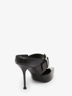 Women's Punk Buckle Mule in ><noscript><img width=