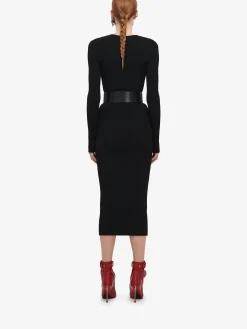 Women's Ribbed-knit Pencil Skirt in ><noscript><img width=