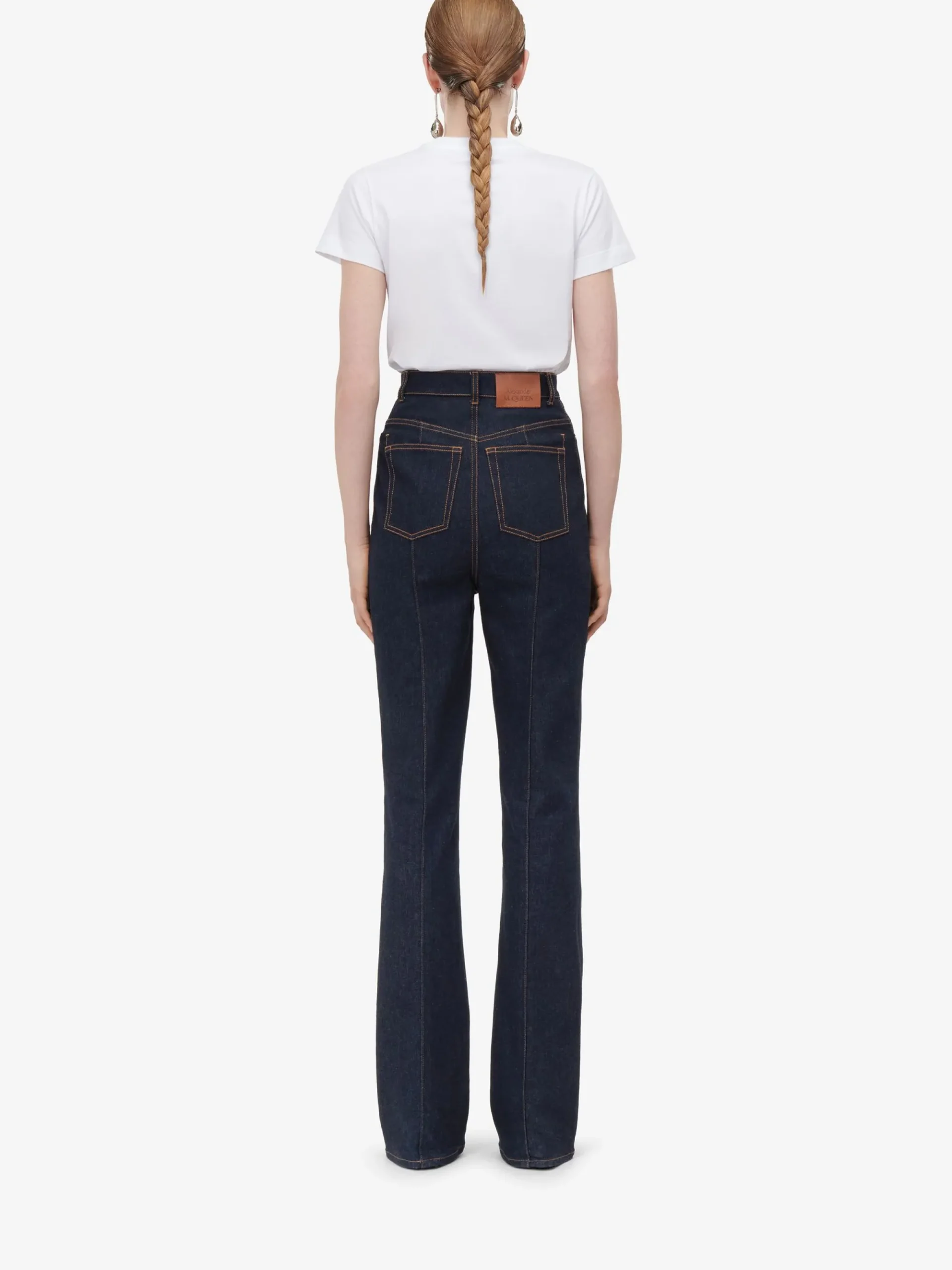 Women's Shadow Rose Fitted T-shirt in >Alexander McQueen Best Sale