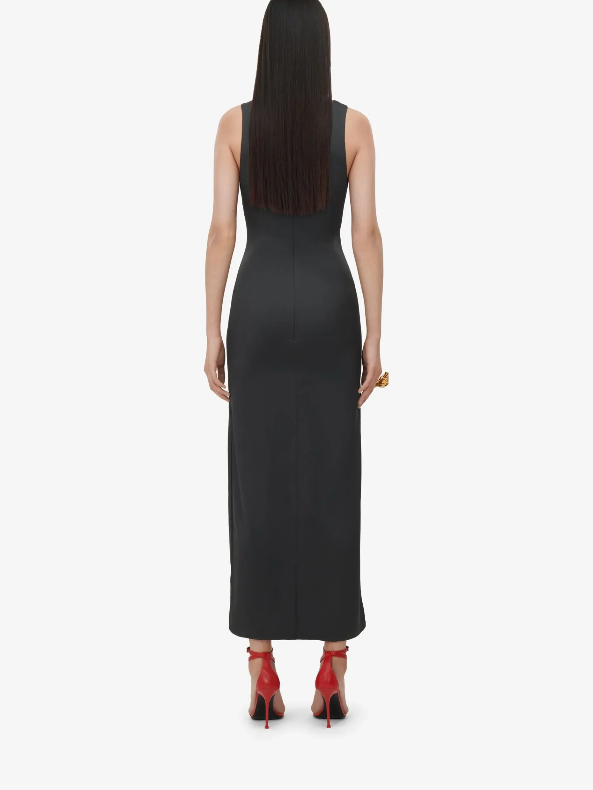 Women's Shadow Rose Pencil Dress in >Alexander McQueen Store