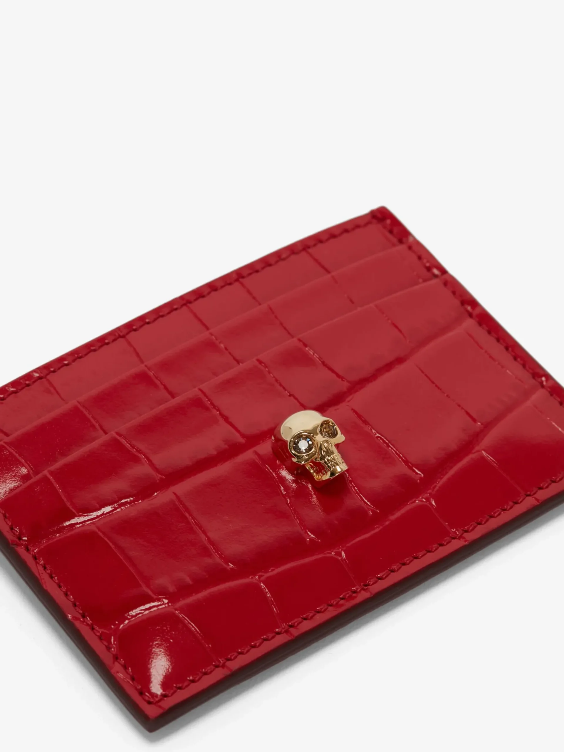 Women's Skull Card Holder in >Alexander McQueen Shop