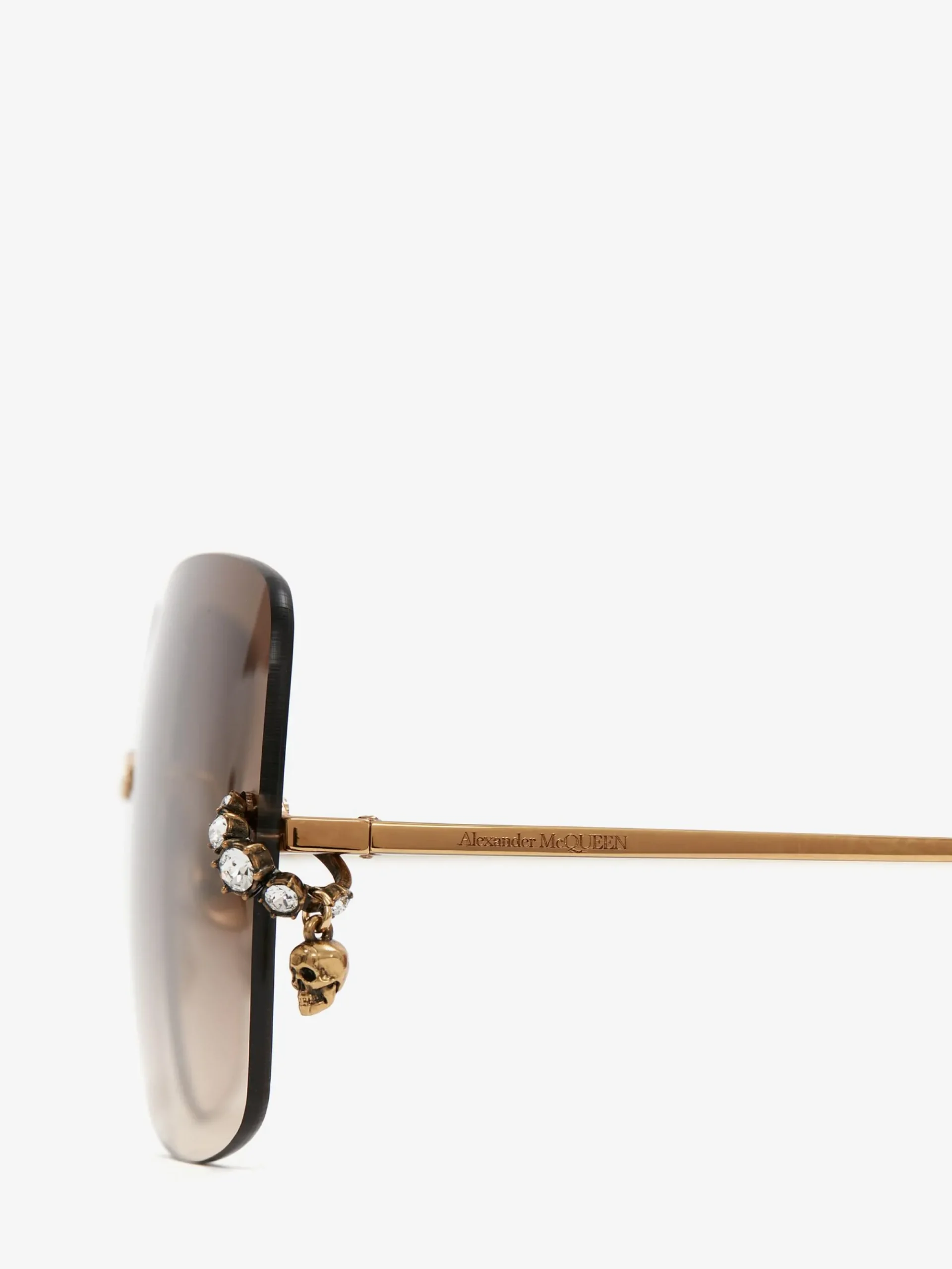 Women's Skull Pendant Jewelled Sunglasses in >Alexander McQueen Discount