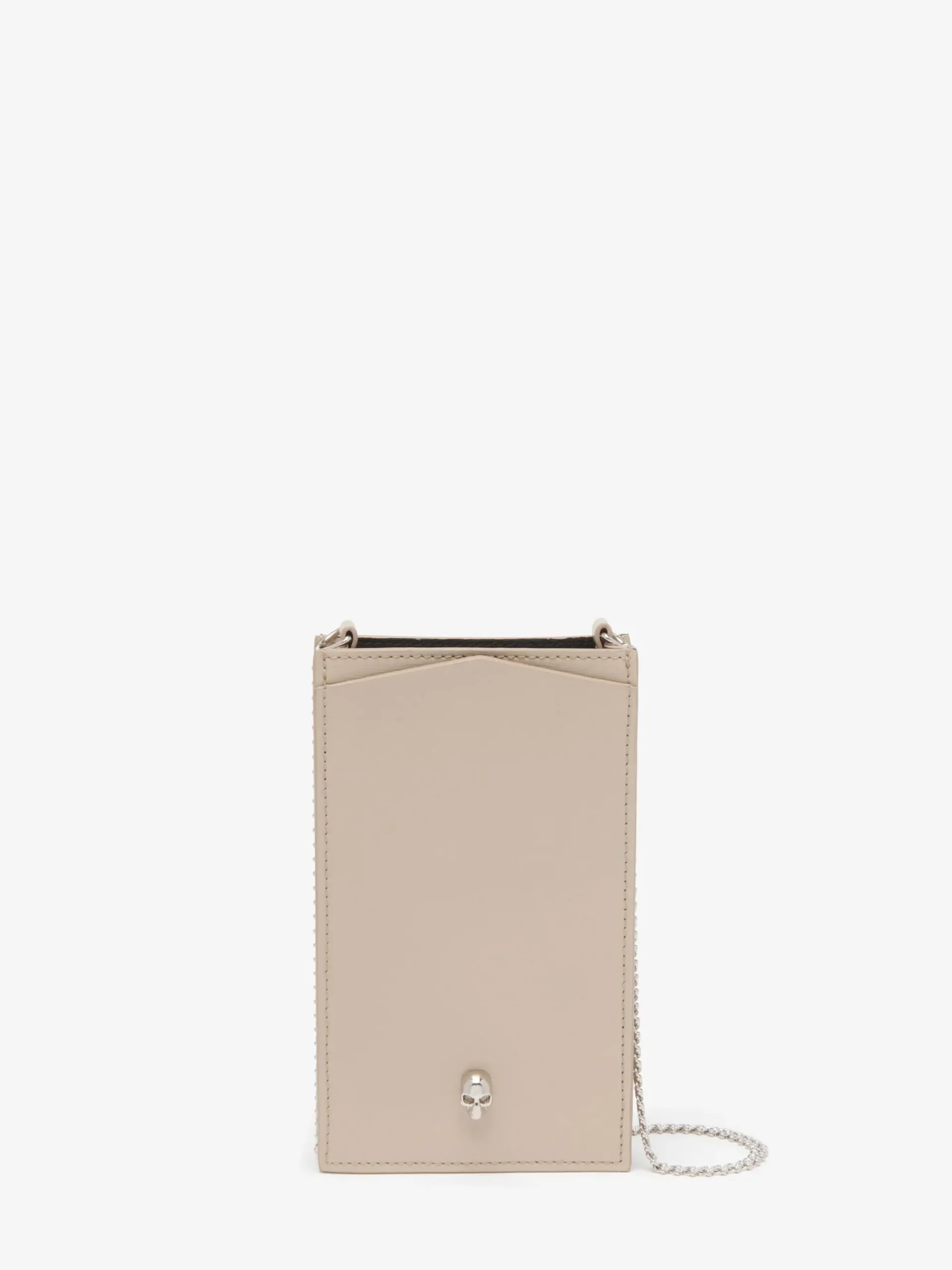 Women's Skull Phone Case With Chain in >Alexander McQueen Fashion