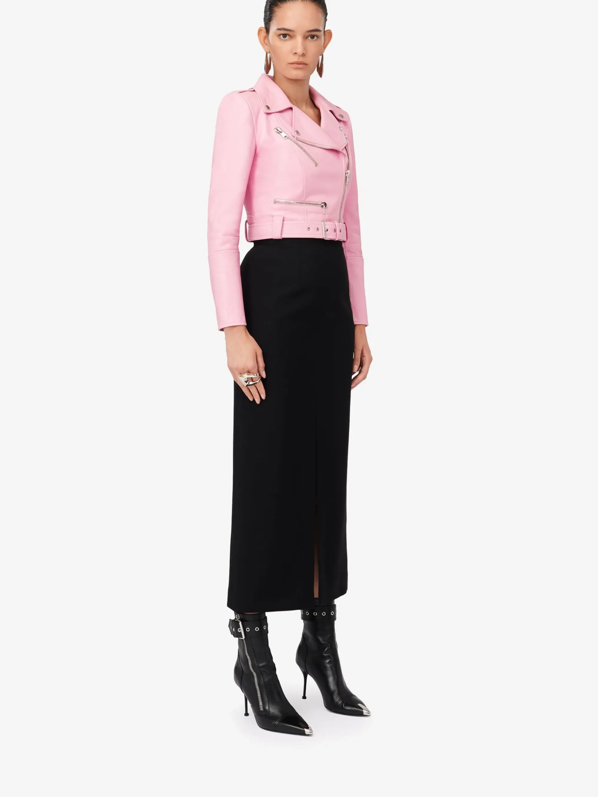 Women's Slashed Pencil Skirt in >Alexander McQueen Online