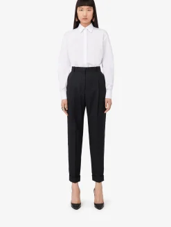 Women's Slim Peg Trousers in >Alexander McQueen Store