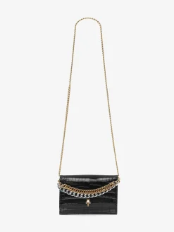 Women's Small Skull Bag With Chain in ><noscript><img width=