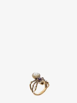 Women's Spider Ring in >Alexander McQueen New