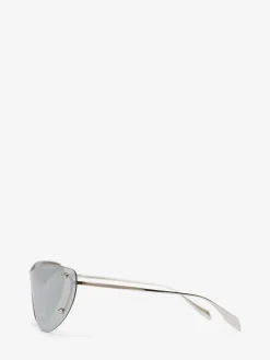 Women's Spike Studs Cat-eye Mask Sunglasses in ><noscript><img width=