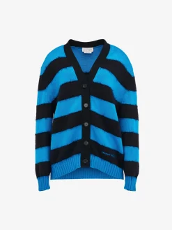 Women's Striped Cardigan in >Alexander McQueen Fashion