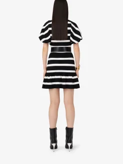 Women's Striped Cocoon Jumper in ><noscript><img width=