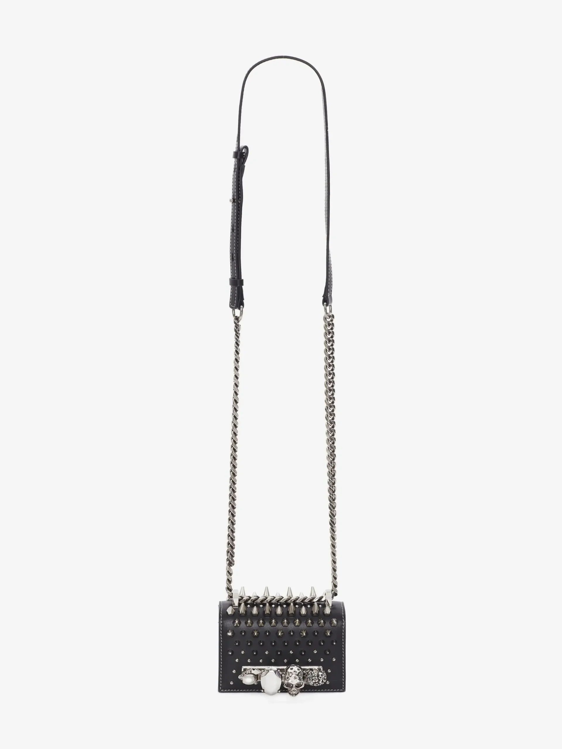 Women's Studded Micro Jewelled Satchel in >Alexander McQueen Shop