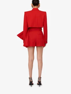 Women's Tailored Bow Shorts in ><noscript><img width=