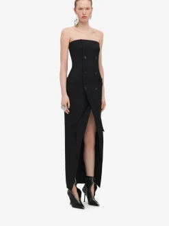 Women's Tailored Bustier Dress in ><noscript><img width=
