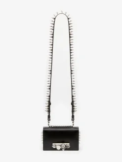 Women's The Biker Studded Mini Jewelled Satchel in ><noscript><img width=