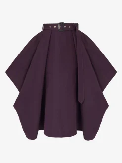 Women's Trench Drape Skirt in >Alexander McQueen Cheap