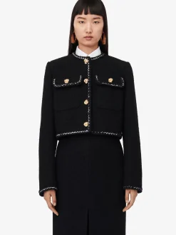 Women's Tweed Boxy Jacket in ><noscript><img width=