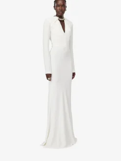 Women's Twisted Crystal Evening Dress in ><noscript><img width=