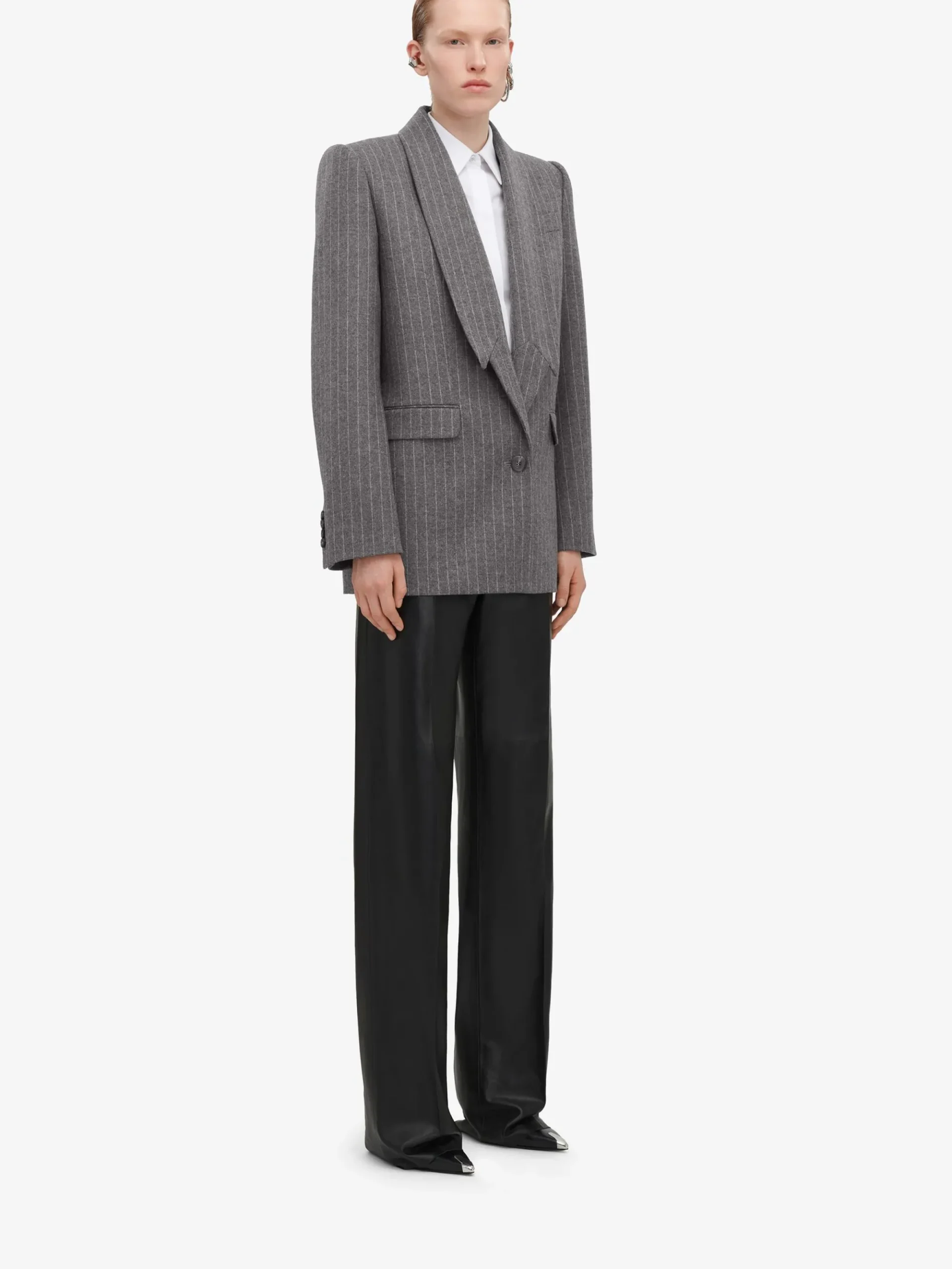 Women's Upside-down Lapel Jacket in >Alexander McQueen Outlet