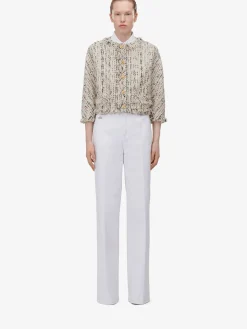 Women's Wide Leg Jeans in >Alexander McQueen Best Sale